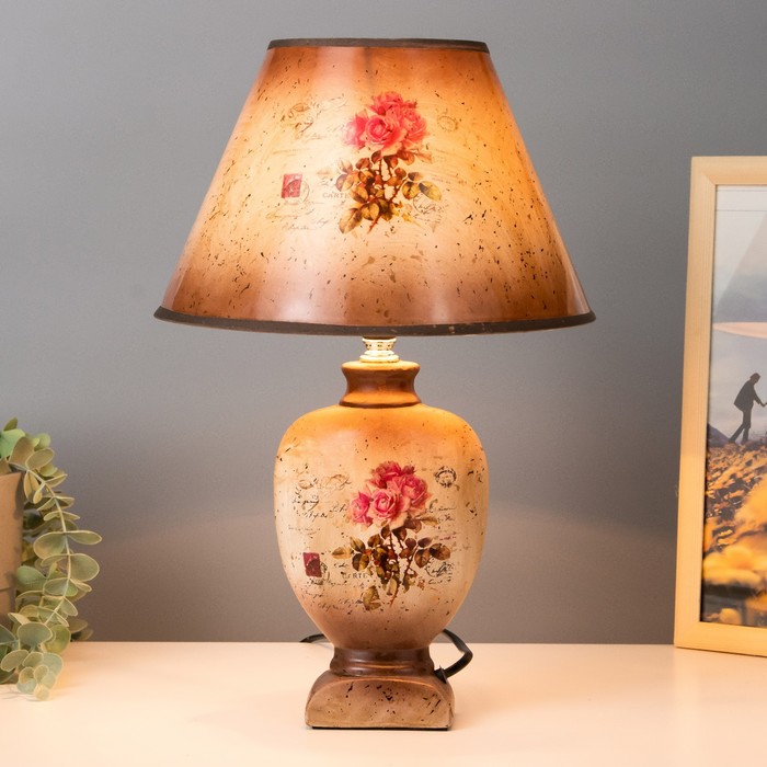 Лампа настольная "Вероника" 220В/Е14 25х25х38 см