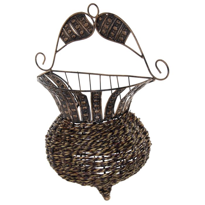 Кашпо настенное "Ретро" ажурное