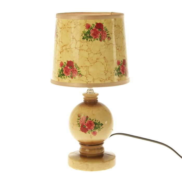 Лампа настольная "Розария" 220В/E14 МИКС 15х15х27,5 см