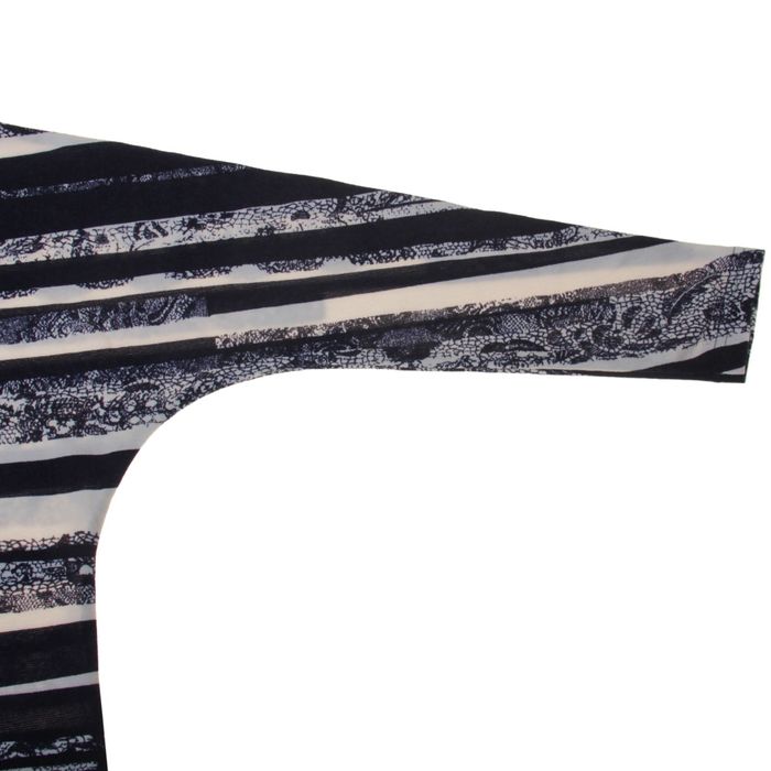 Блузка женская 4424, размер 48, рост 164 см, цвет т.синий/белый