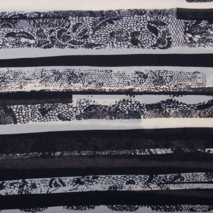 Блузка женская 4424, размер 48, рост 164 см, цвет т.синий/белый