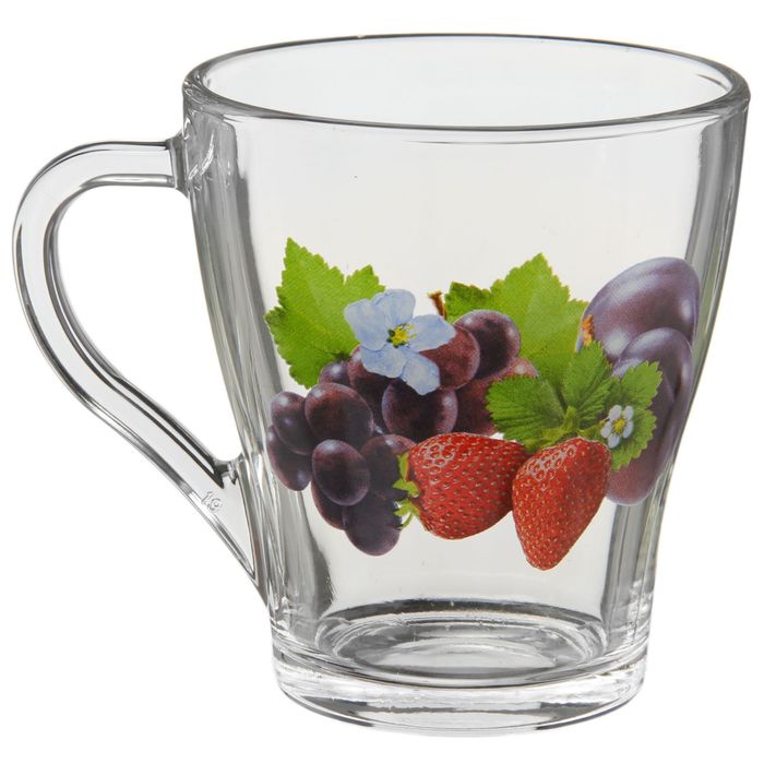 Кружка 250 мл "Ягодная поляна", рисунок МИКС