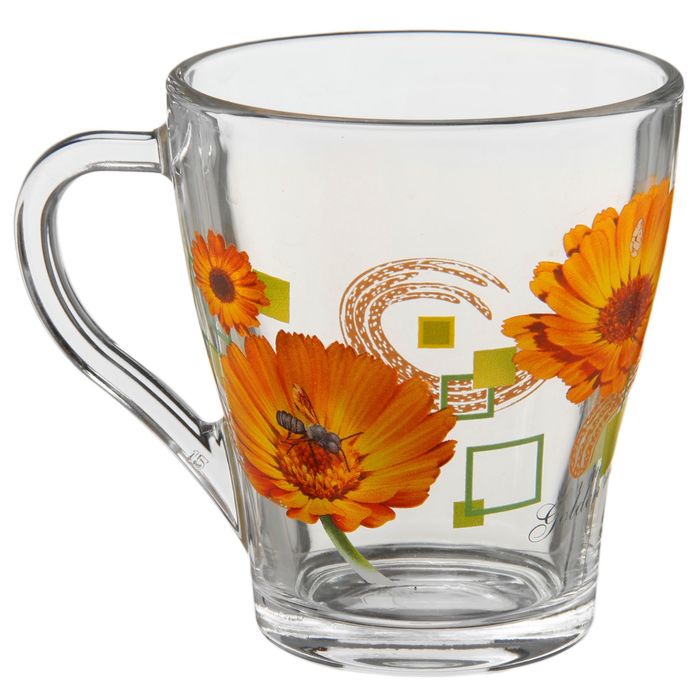 Кружка 250 мл "Маргаритки", в подарочной упаковке