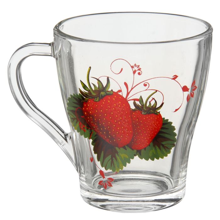 Кружка 250 мл "Клубничка", в подарочной упаковке
