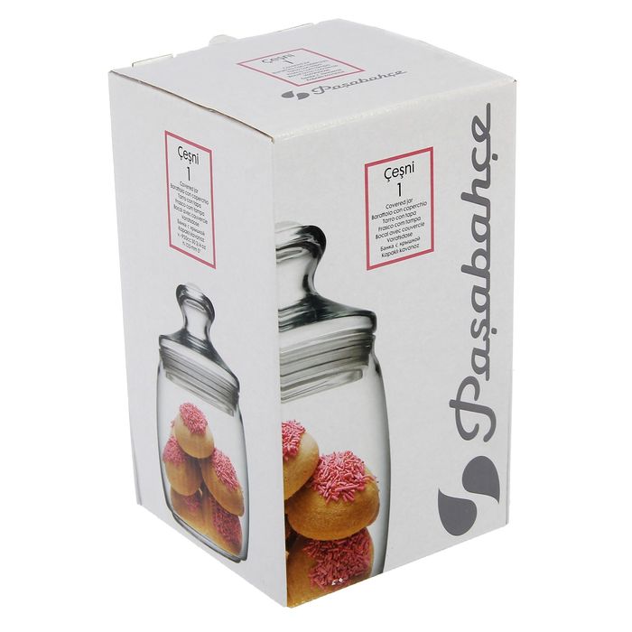 Банка с крышкой 940 мл "Май"