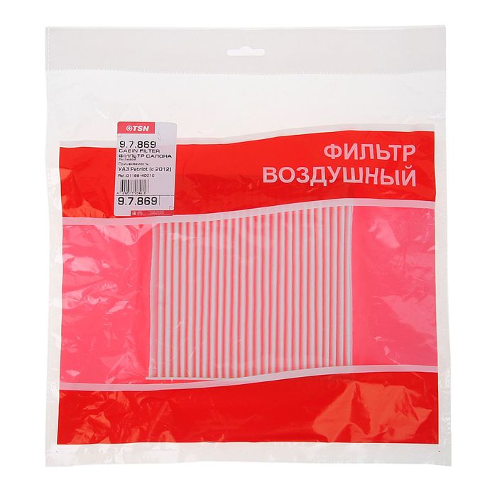 Фильтр салона TSN 9.7.869, УАЗ Патриот с 2012 г