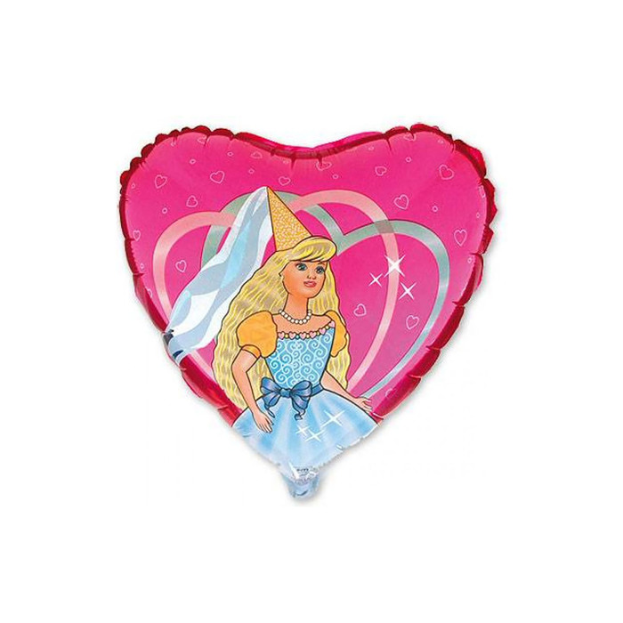 Шар фольгированный 18" "Танцовщица", сердце