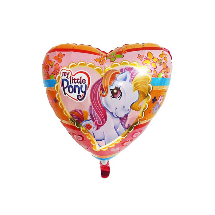 Шар фольгированный 18" "Пони", сердце