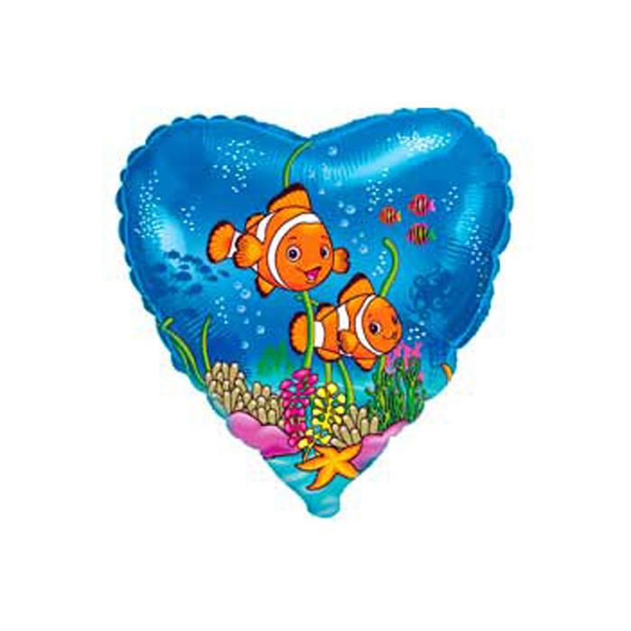 Шар фольгированный 18" "Рыбки-клоуны"