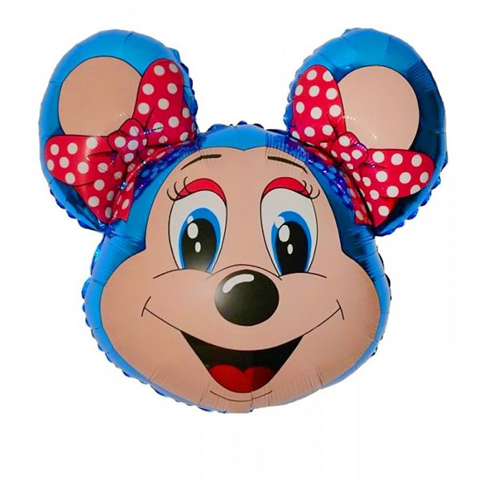Шар фольгированный 30" "Лолли Маус", цвет синий
