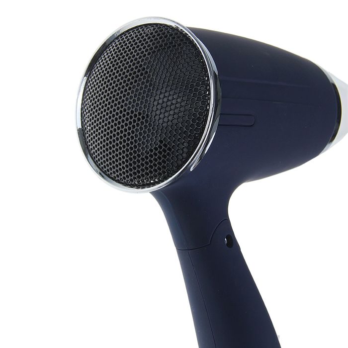 Фен для волос LuazON LF-18, 1000 Вт, 2 скорости, ионизация, складная ручка, матовый, синий