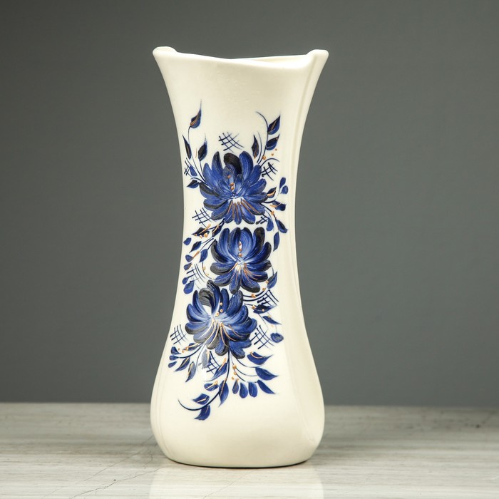 Ваза "Румба", гжель, микс