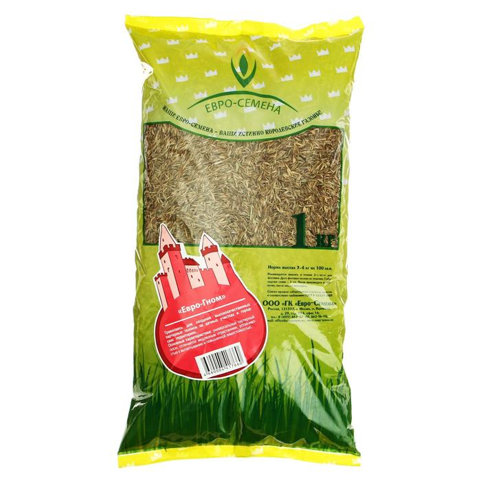 Семена Газонная травосмесь Евро-Гном, 1 кг
