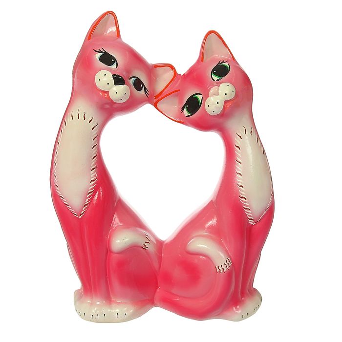 Копилка "Влюбленная пара" большая, глянец, микс