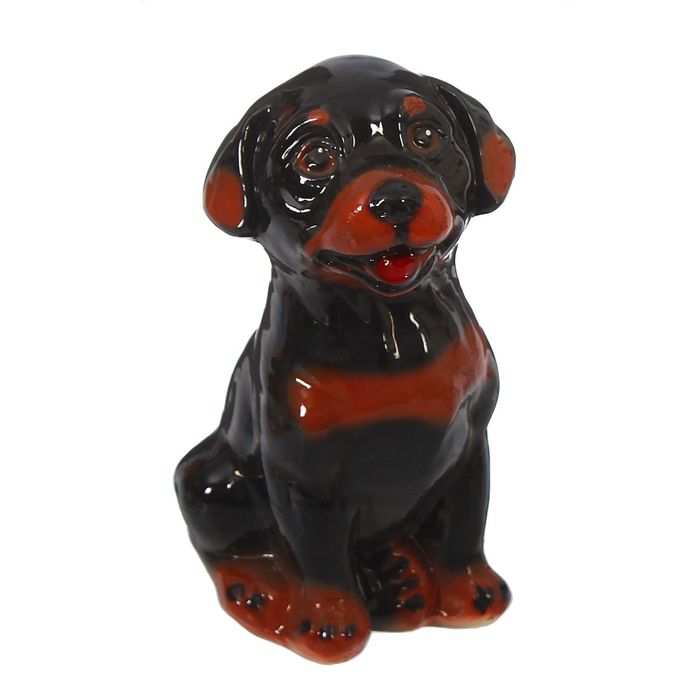 Копилка "Ротвейлер" малая, глянец