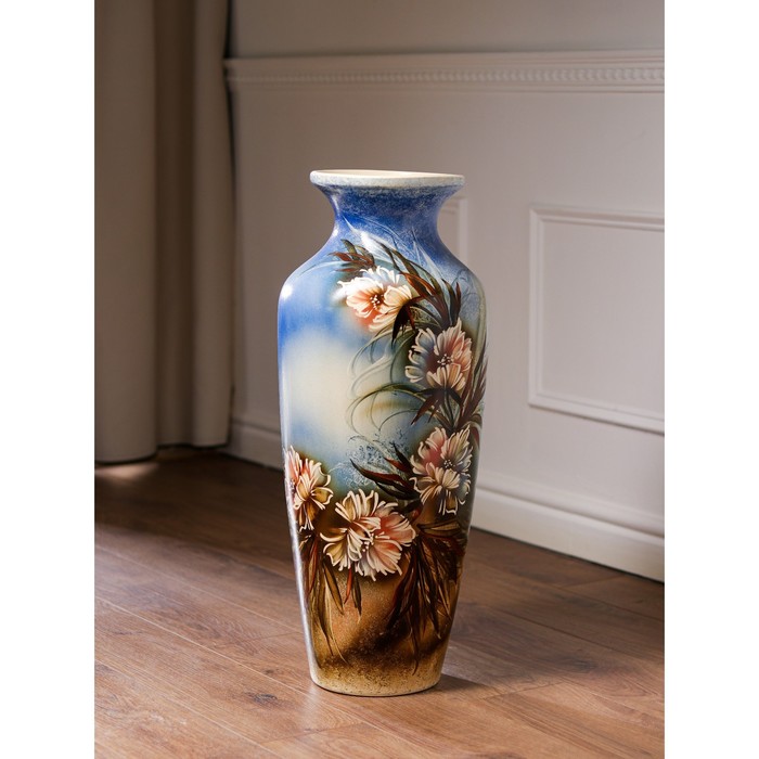 Ваза напольная "Виктория" цветы
