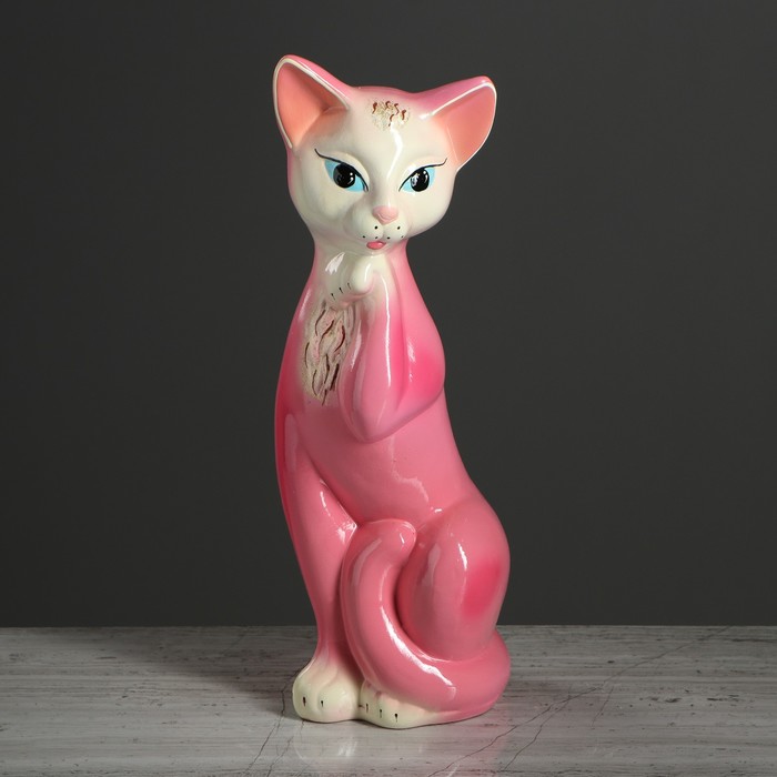 Копилка "Кошка Алиса" средняя, глянец, микс