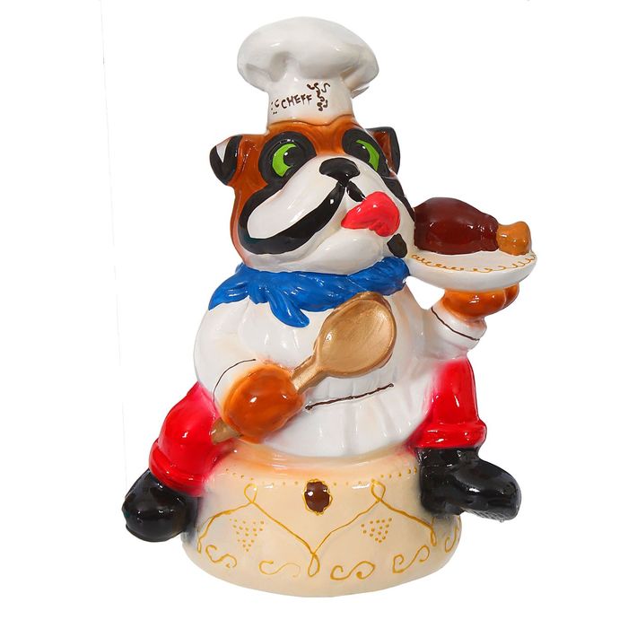 Копилка "Собака-поварёнок" глянец