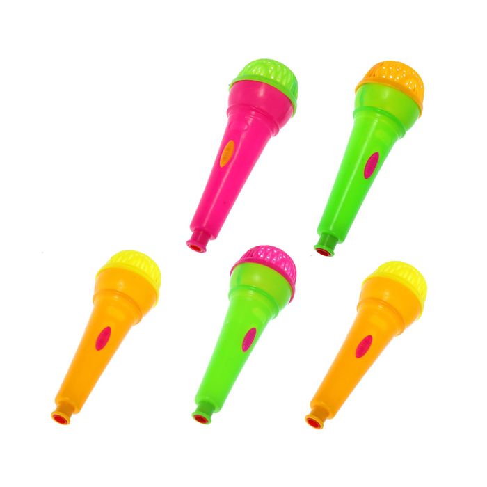 Свисток "Микрофон", цвета МИКС