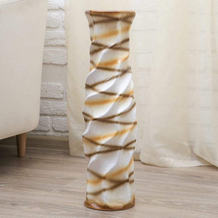 Ваза напольная "Мезолит" витая