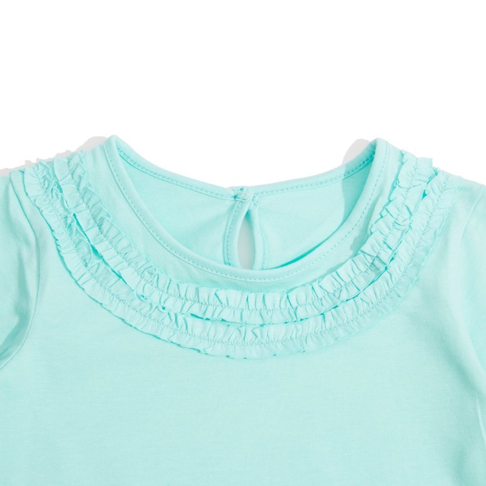 Джемпер для девочки, рост 110 см (60), цвет св.бирюза_160081