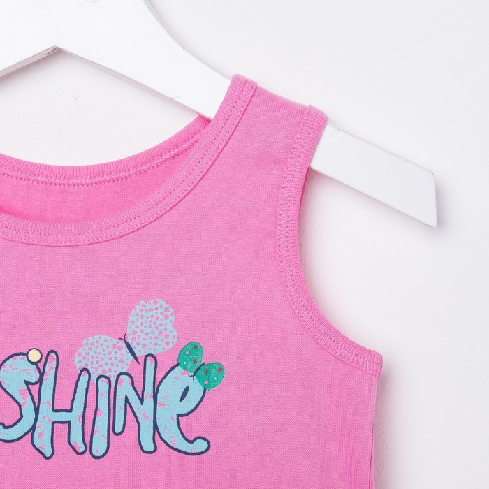 Платье для девочки, рост 116 см (60), цвет розовый_160078