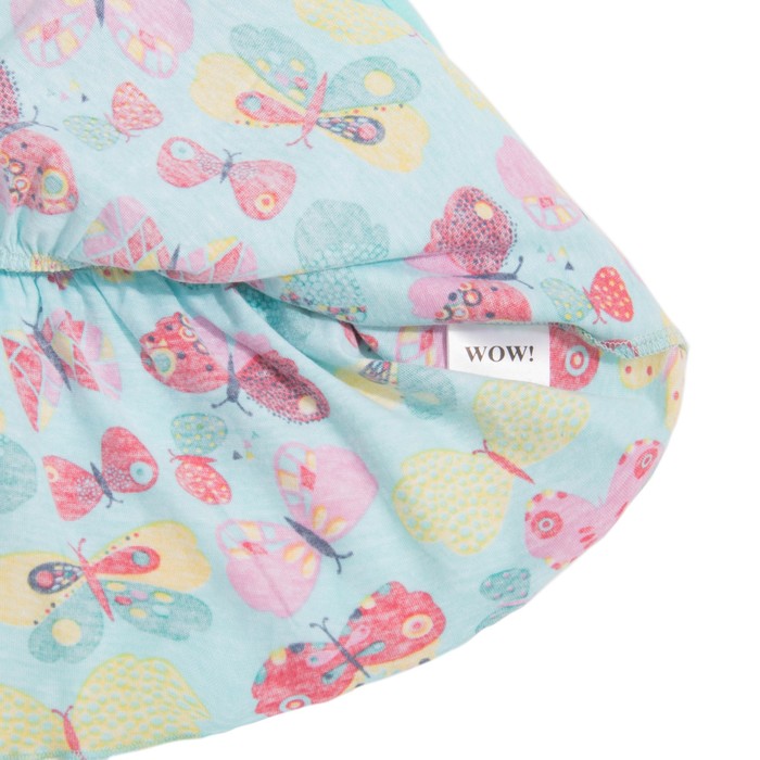 Платье для девочки, рост 110 см (60), цвет св.бирюза_160078