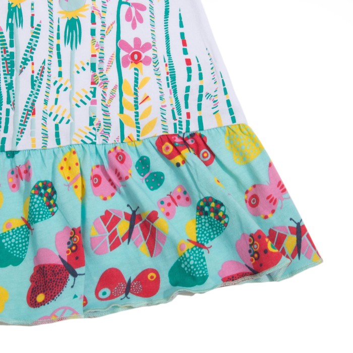 Платье для девочки, рост 116 см (60), цвет белый_160075