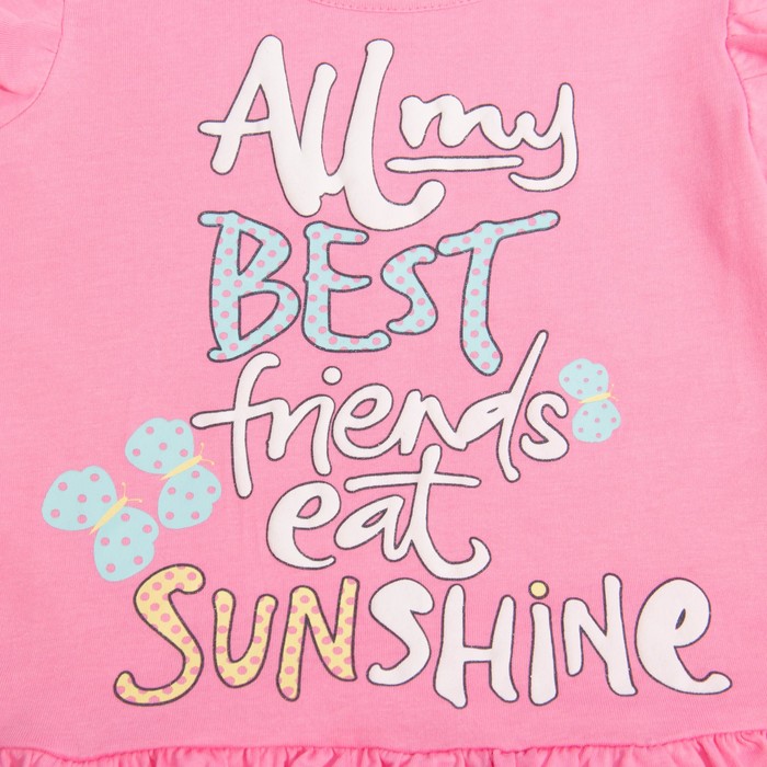 Платье для девочки, рост 116 см (60), цвет розовый_160076