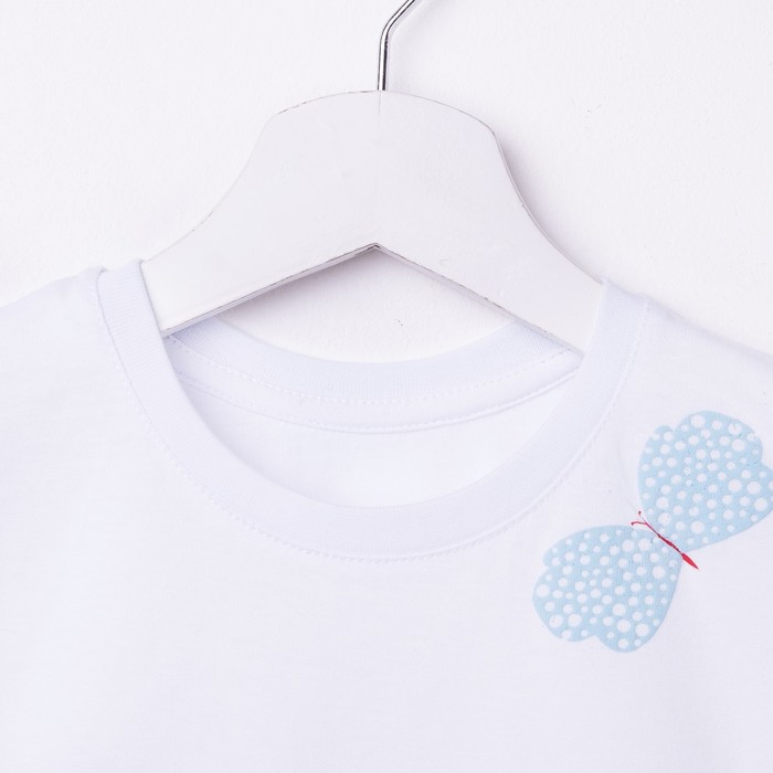 Платье для девочки, рост 110 см (60), цвет белый_160075