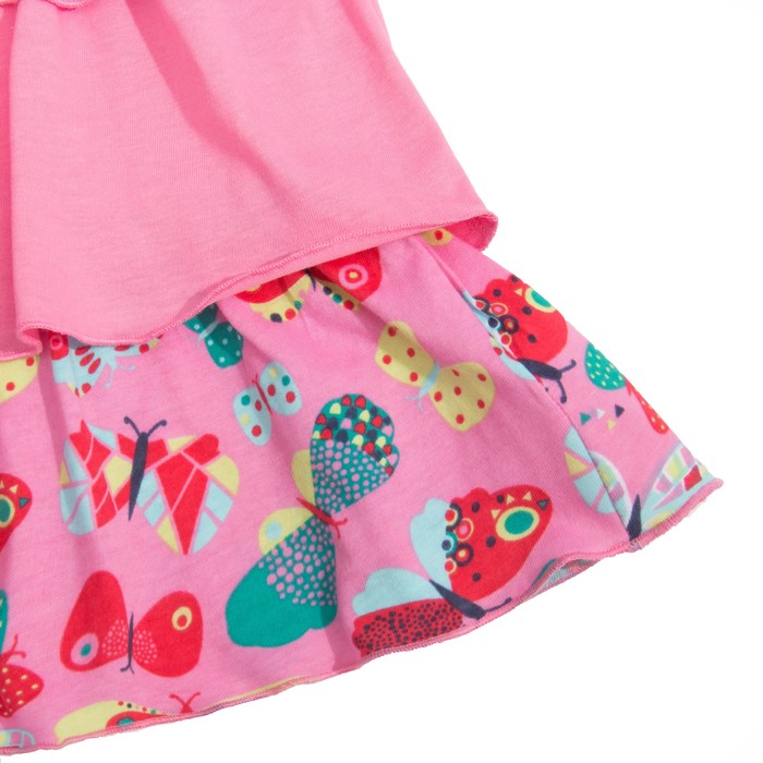 Платье для девочки, рост 122 см (64), цвет розовый_160078