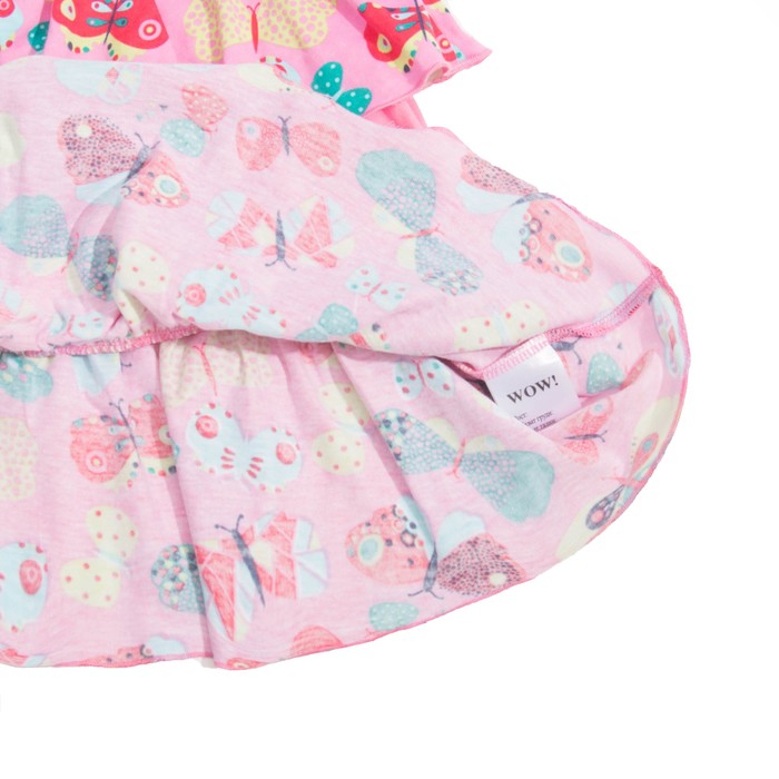 Платье для девочки, рост 122 см (64), цвет розовый_160078