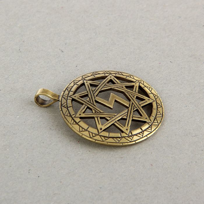 Подвеска "Перуница" литая, латунь