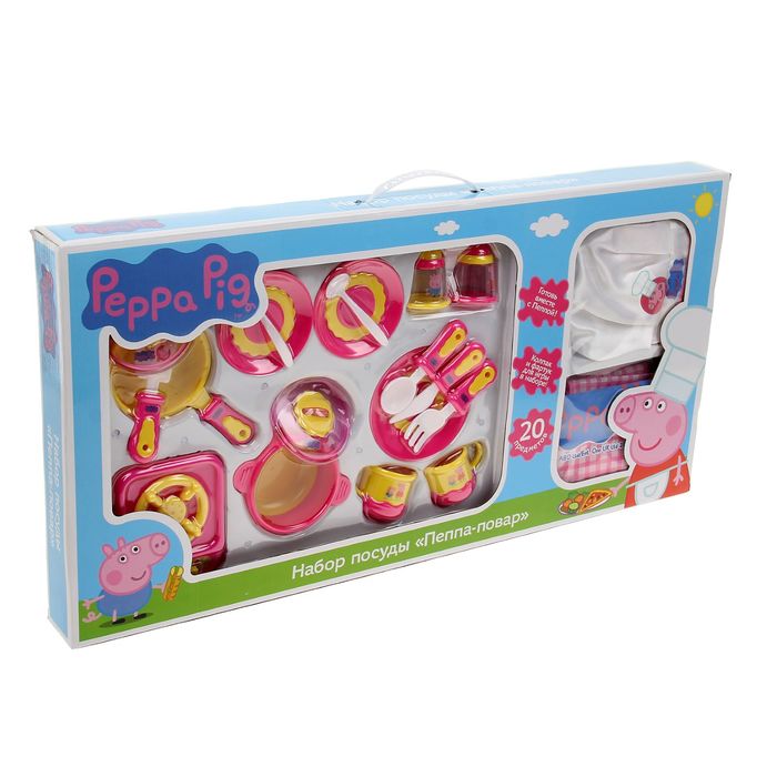 Набор посуды "Пеппа – Повар", 20 предметов