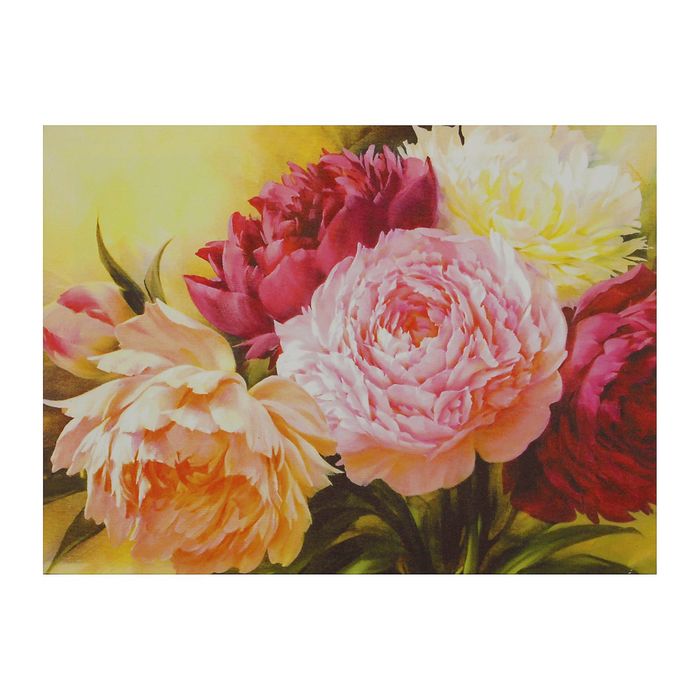 Картина на подрамнике "Пионы"