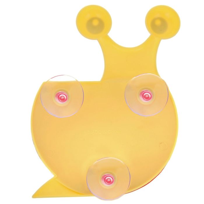 Держатель для зубных щеток, детский, на присоске "Улитка", цвет МИКС