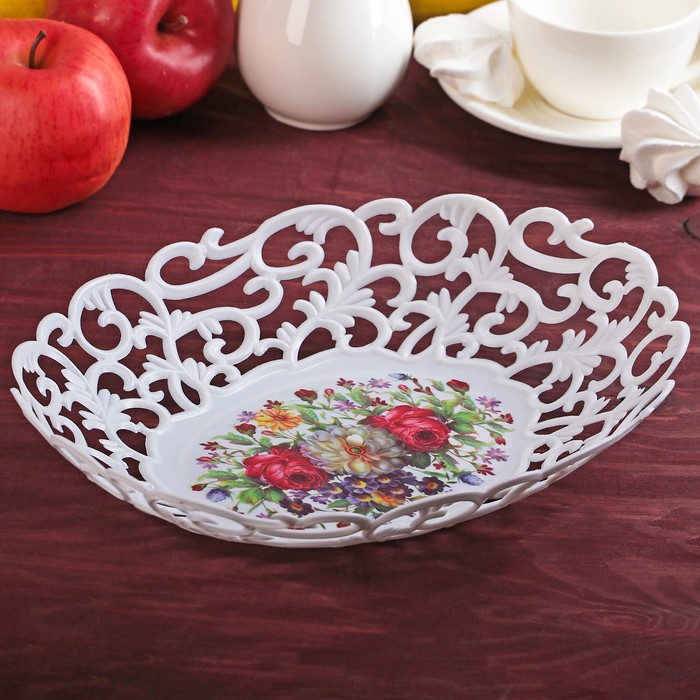 Ваза для хлеба и фруктов "Кубань", цвета МИКС