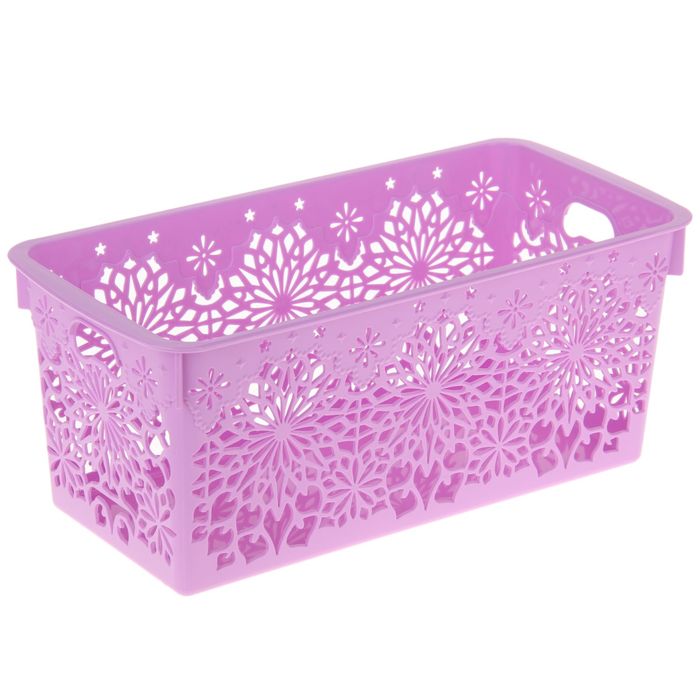 Корзина для хранения "Кружева", цвет МИКС
