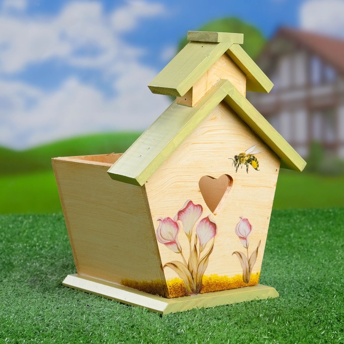 Кашпо "Скворечник" двойная крыша