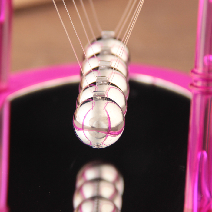 Маятник Ньютона на овальной подставке, микс, большой