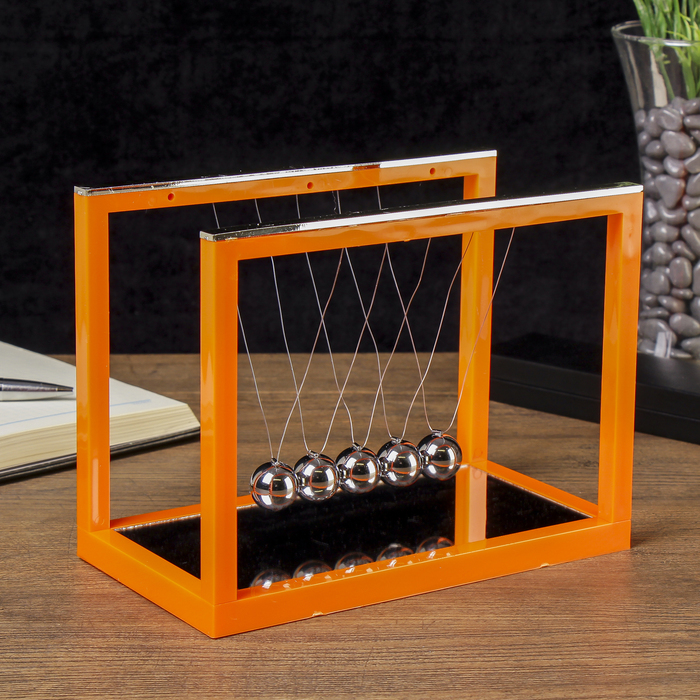 Маятник "Шары техно", прямоугольник, МИКС