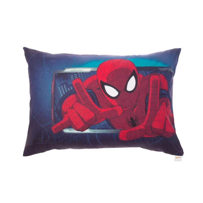 Постельное бельё "Человек-Паук" 1,5 сп., размер 143х215 см, 150х214 см, 50х70 см -1 шт., 100% хлопок, поплин 125 г/м2