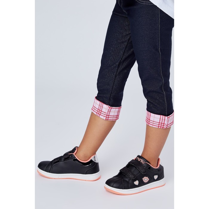 Бриджи для девочки, рост 128 см (8 лет), цвет джинс Л470_Д