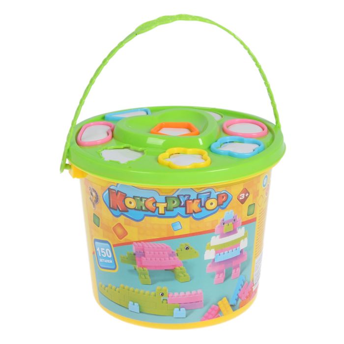 Конструктор для малышей «Зоопарк», 150 деталей