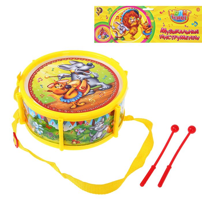 Барабан "Зверята", МИКС