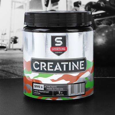 Креатин SportLine Creatine with Transport System 500g (Натуральный)