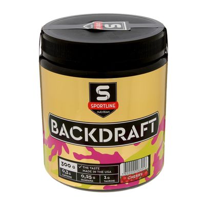 Предтренировочный комплекс SportLine Backdraft, вишня, 300 г
