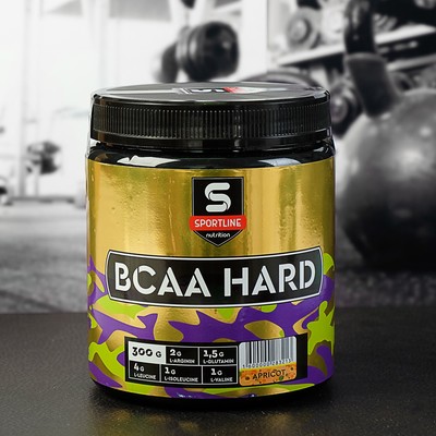 Аминокислоты SportLine BCAA HARD 4:1:1 300g (Абрикос)