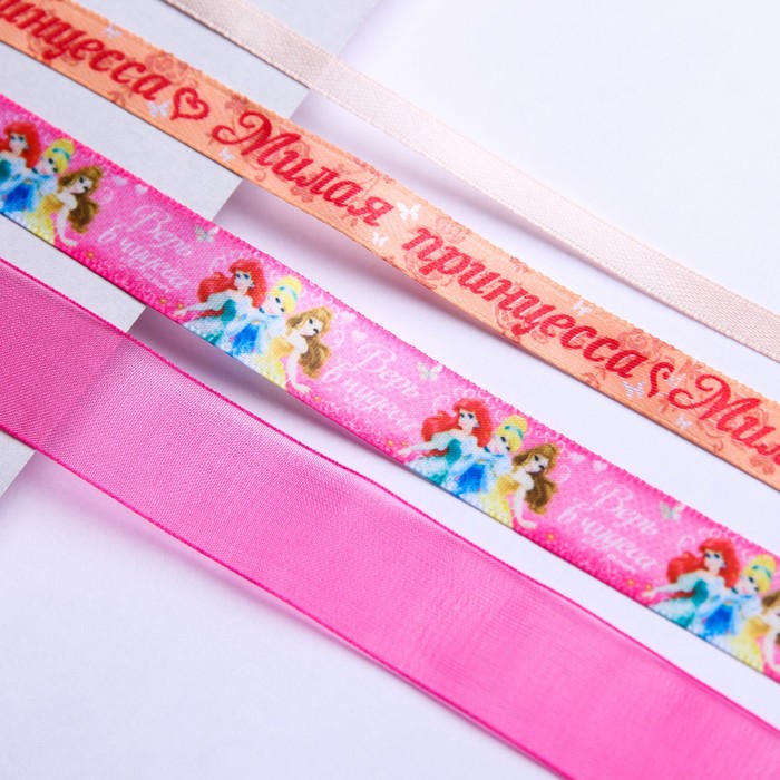Набор декоративных лент "Милая принцесса", Принцессы, 2м