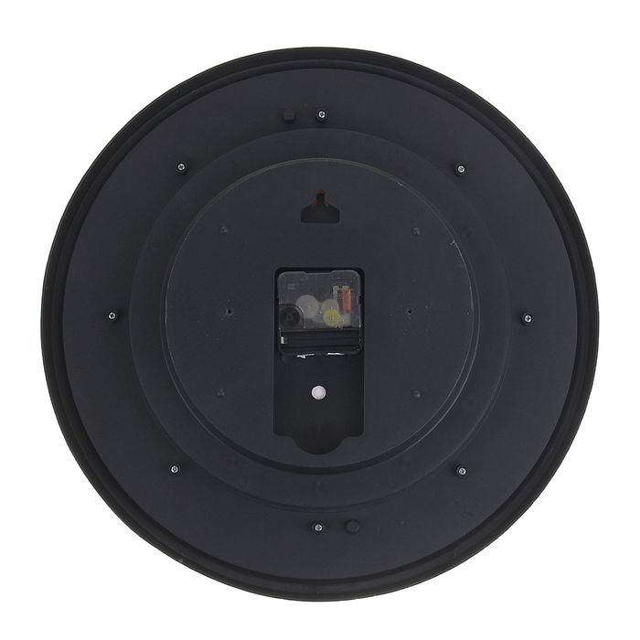 Часы настенные круглые "Серия Золото. Классика", d=38 см, рама коричневая, вставки под бронзу